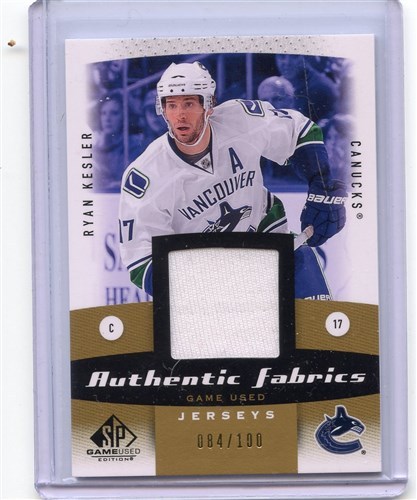 ryan kesler signed jersey